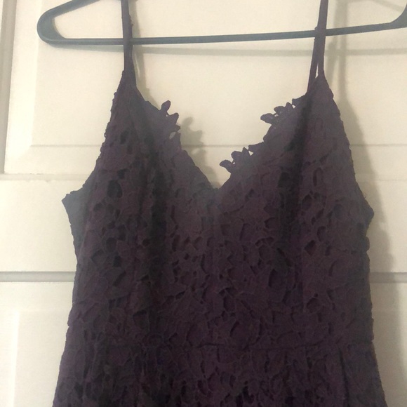 ASTR Lace Midi Dress Purple - Picture 2 of 5